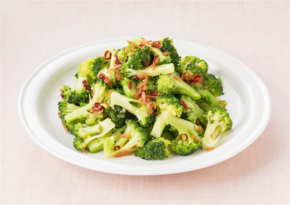 パスタソースで！ブロッコリーのペペロンチーノ