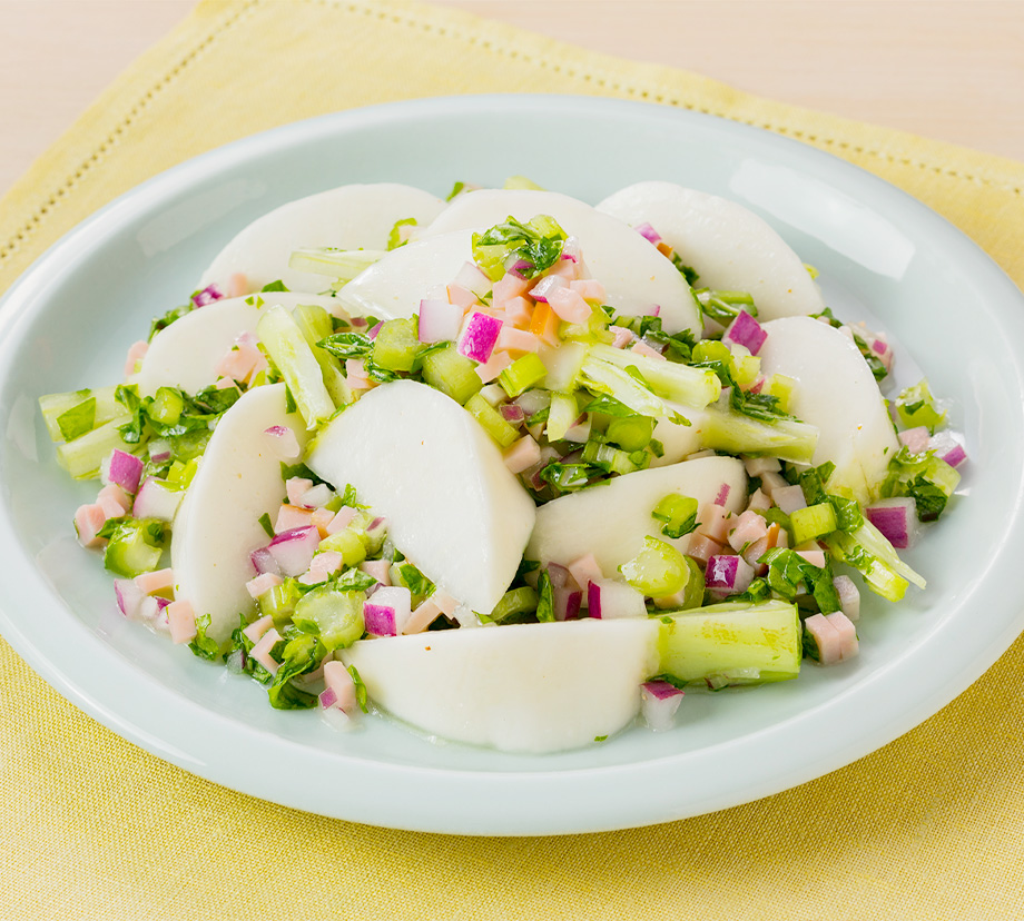 かぶとハムのレモンマリネ