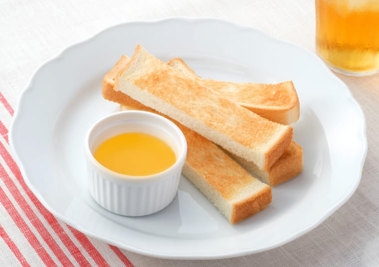 スティック食パンのハニーマヨディップ