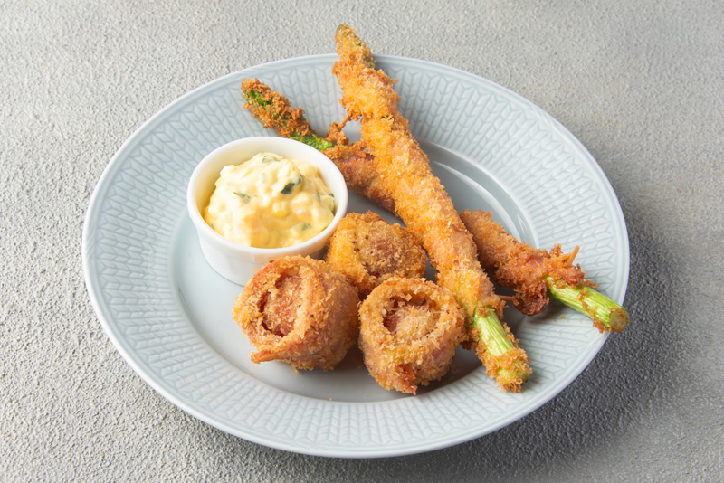 野菜のフリット　グリビッシュソース