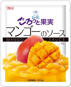 スノーマン　ごろっと果実 マンゴーのソース