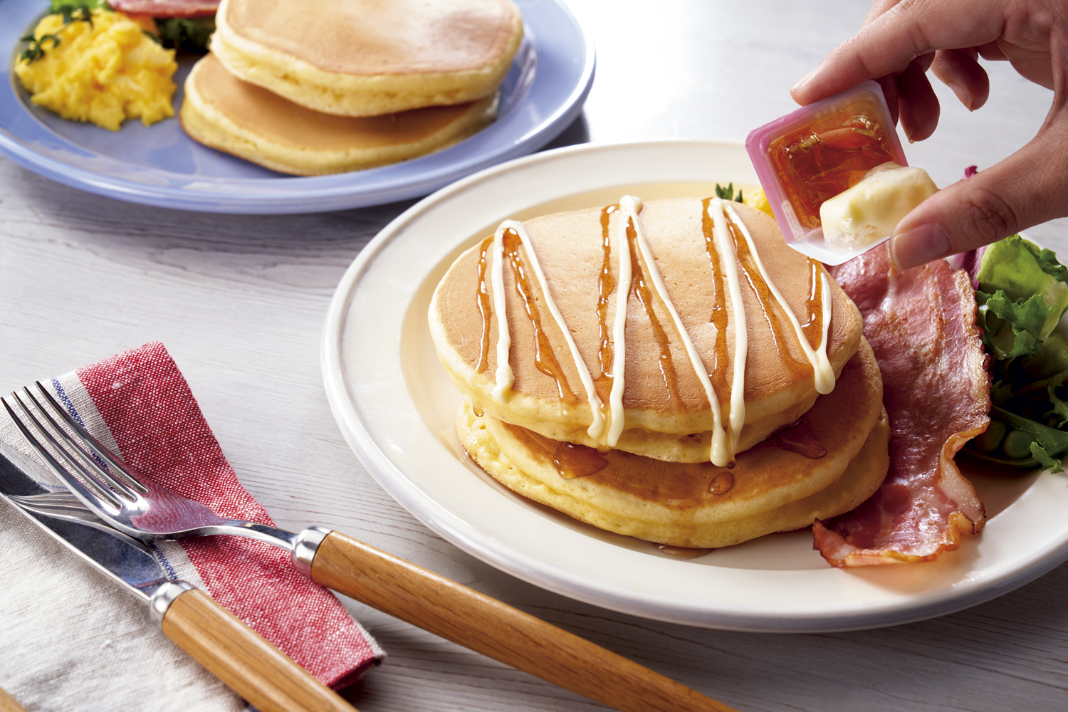 メープル風シロップ＆マーガリン（パキッテ）