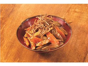 ゆず醤油の揚げ金平