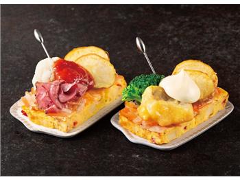 ベイクドエッグのピンチョス2種