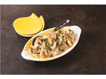 レモンカルボチキンのパセリ＆ケールソース