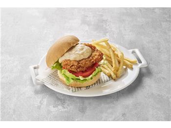 ねぎ塩フライドチキンバーガー