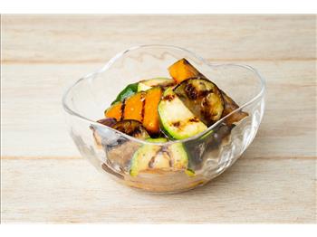 グリル野菜のねぎ塩マリネ