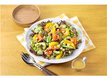 サーモンとアボカドのパワーサラダ