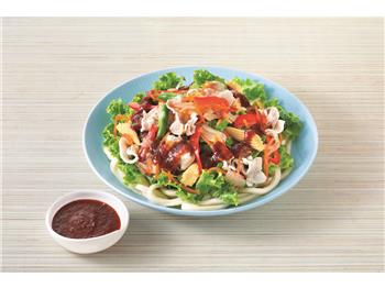 豚しゃぶと彩り野菜のサラダうどん