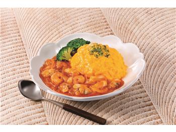 オマールソースのとろっとオムライス