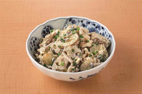 雑穀とじゃこの和風ポテトサラダ