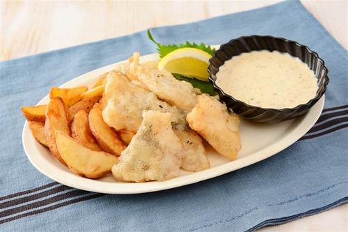 フィッシュ＆チップス　和風タルタルソース