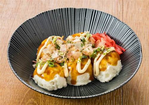 たこ焼き風ポテサラ