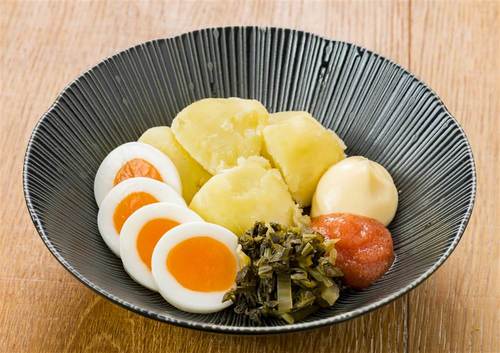 高菜明太のポテサラ