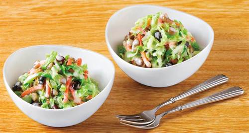 しょうがクリーミィの和風コールスロー