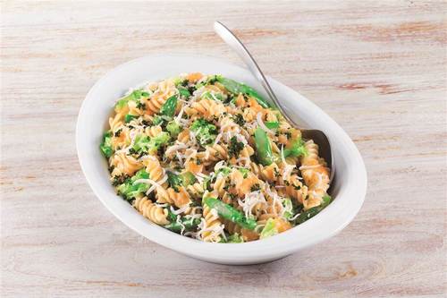 しらすとアスパラの冷製おろし野菜パスタ