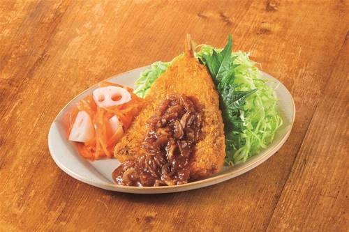 酒場のアジフライ 〜具たっぷりゆず醤油仕立て〜