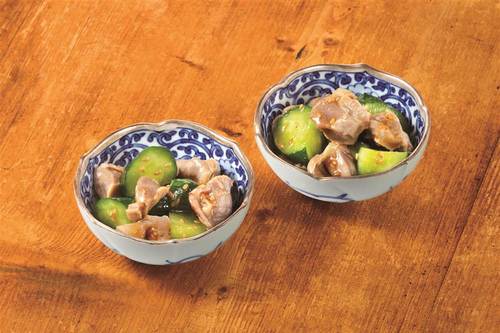 旨たれ砂肝胡瓜