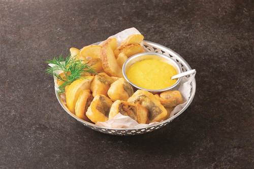 マオンソースのフィッシュ＆チップス