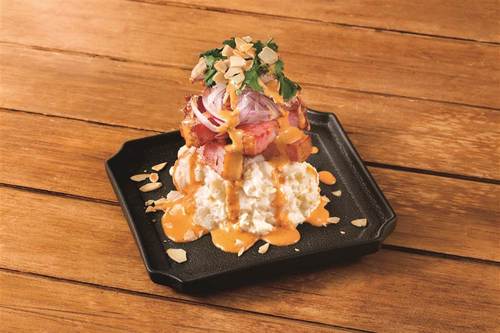 焼きベーコンのおつまみコブポテサラダ