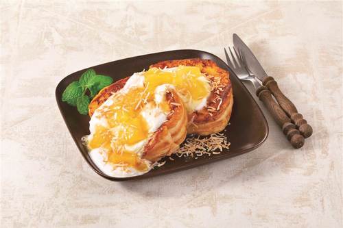 ごろっとパインのココナッツクリームフレンチトースト