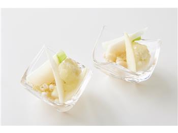 白いんげん豆とカリフラワーのマリネ仕立て