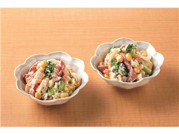 パストラミビーフとブロッコリーのコールスロー