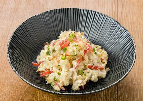 たこ焼き風ポテサラ