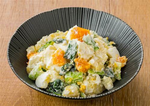 小松菜のポテサラ