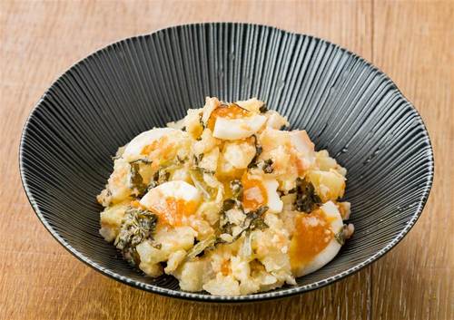 高菜明太のポテサラ