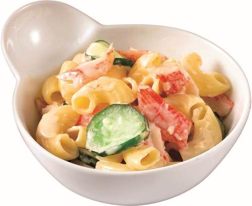 しょうが風味のカニカマパスタサラダ