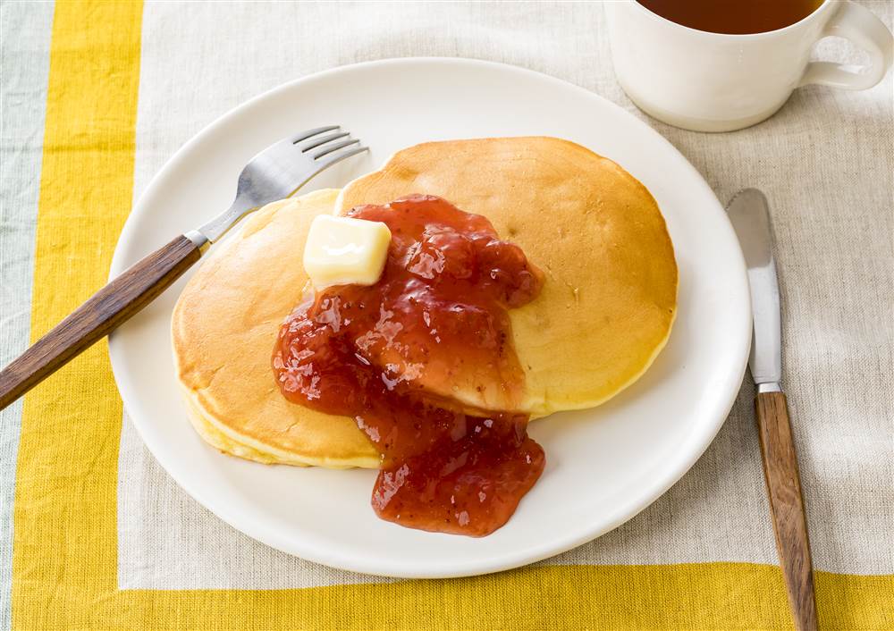 おもちでもちもちホットケーキ とっておきレシピ キユーピー