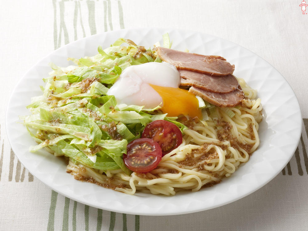 レタスたっぷりサラダラーメン とっておきレシピ キユーピー