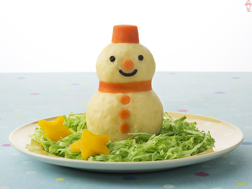 雪だるまのポテトサラダ とっておきレシピ キユーピー