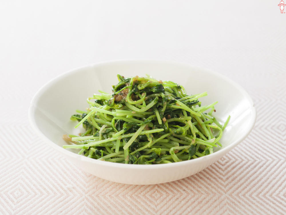 豆苗のごま和え とっておきレシピ キユーピー