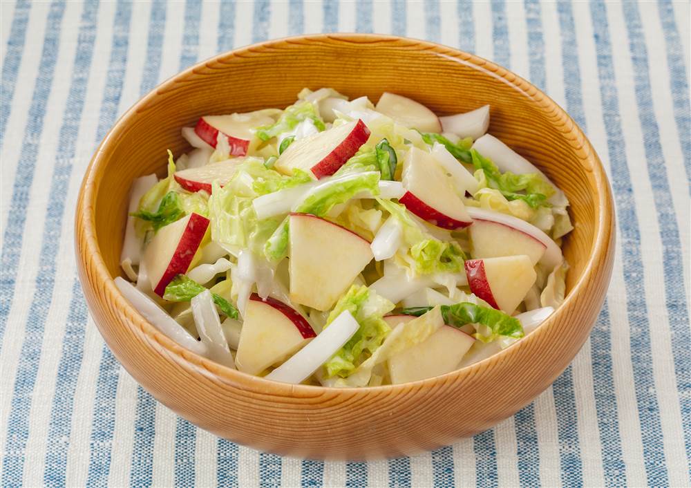 白菜とりんごのコールスロー風サラダ とっておきレシピ キユーピー