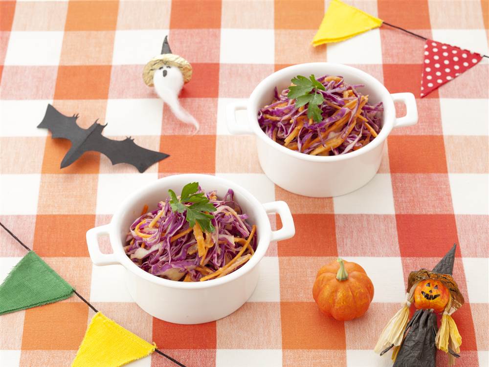 ハロウィンのコールスロー とっておきレシピ キユーピー