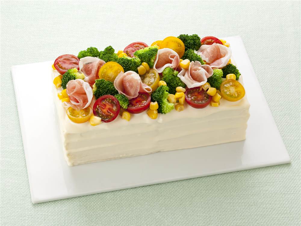 生ハムと野菜のサンドイッチケーキ とっておきレシピ キユーピー