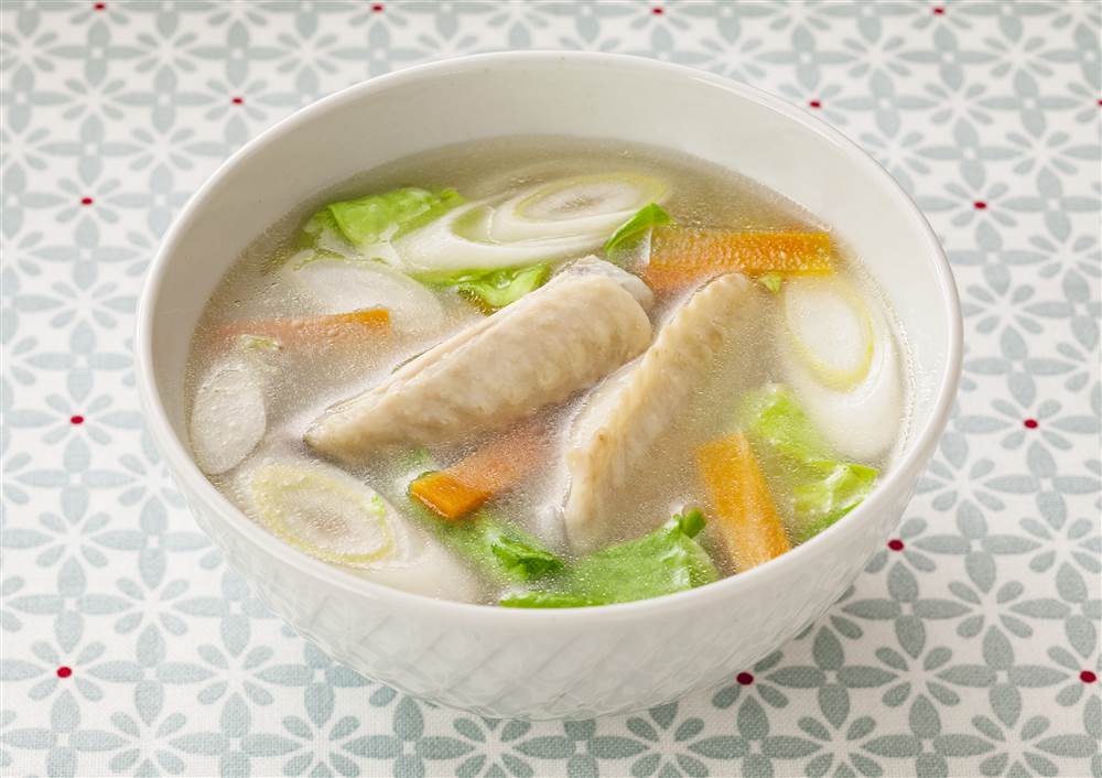 キャベツと鶏手羽元の白湯スープ とっておきレシピ キユーピー