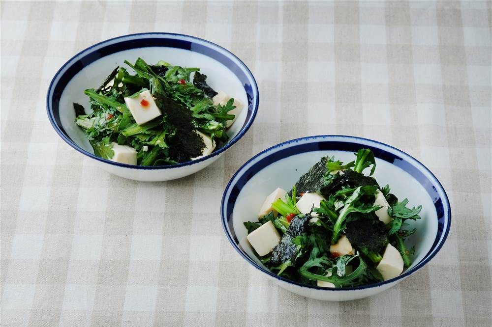 春菊と豆腐の和風サラダ とっておきレシピ キユーピー