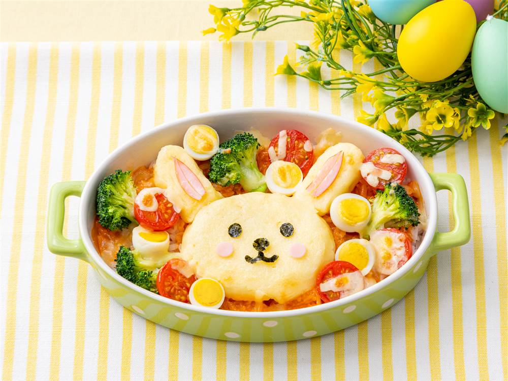 マッシュポテトうさぎのイースタードリア とっておきレシピ キユーピー