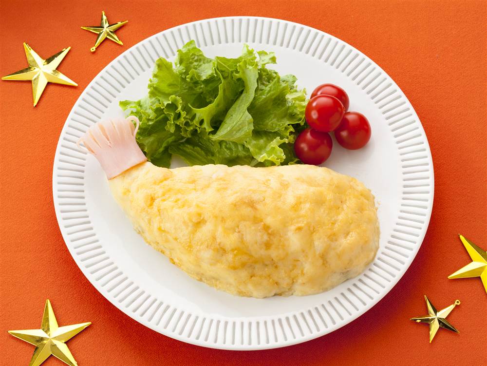 ポテトサラダで クリスマスバジルチキン とっておきレシピ キユーピー