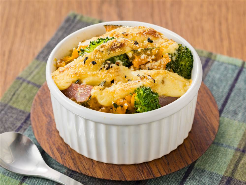 写真：ほくほくかぼちゃのマヨチーズ焼き