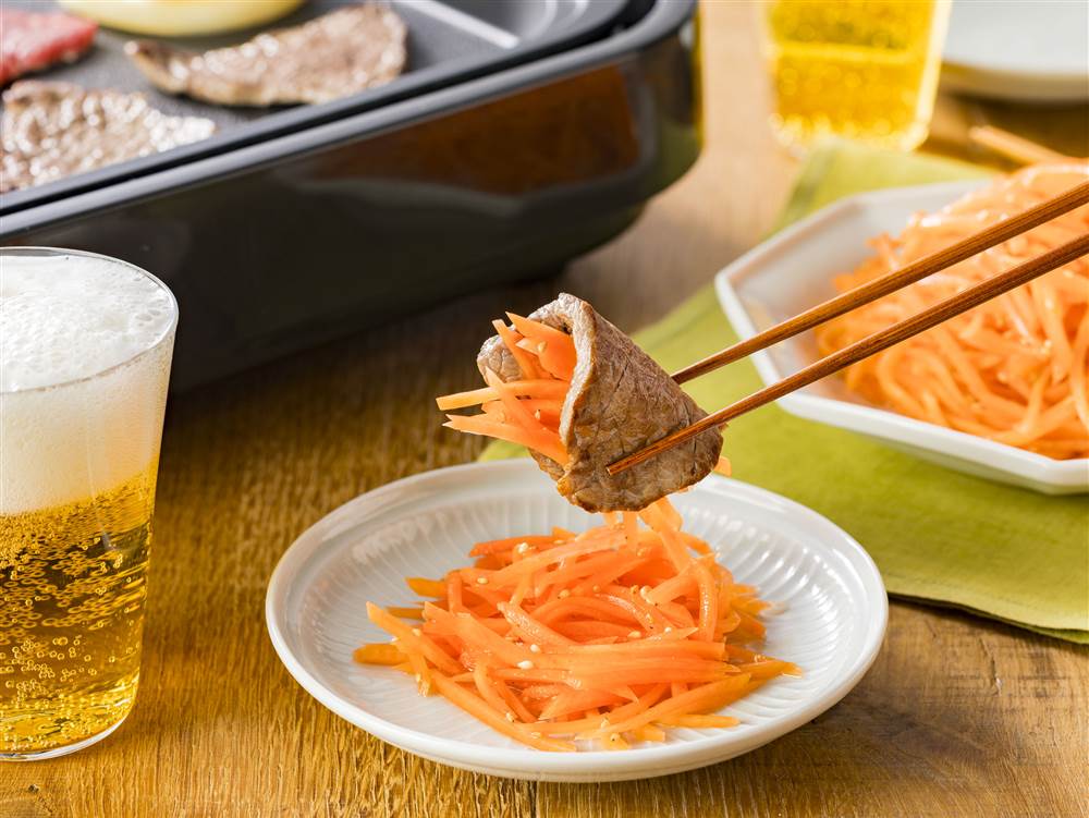 写真：にんじんのレモンナムル