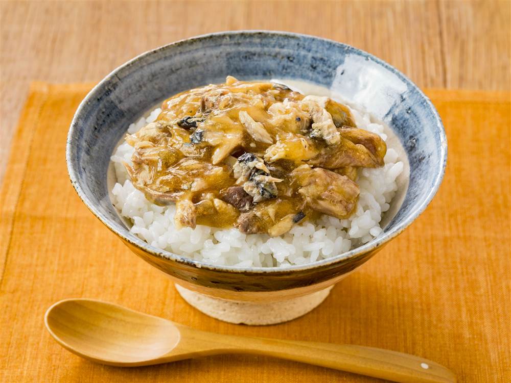 さば缶かけご飯