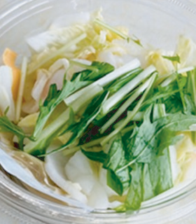 白菜のバラン酢サラダ